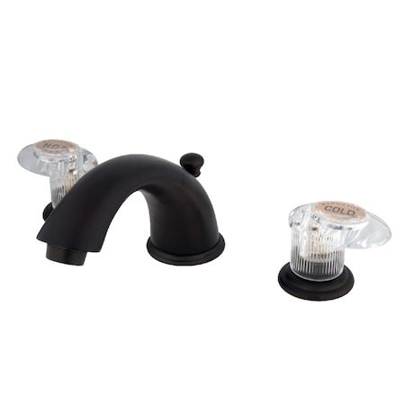 Kingston Brass KB965ALL Widespread Bathroom Faucet, Oil Rubbed Bronze KB965ALL